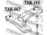 FEBEST TAB-195 valdymo svirties/išilginių svirčių įvorė
48069-20270, 48655-20260
