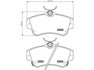 HELLA PAGID 8DB 355 018-651 stabdžių trinkelių rinkinys, diskinis stabdys 
 Techninės priežiūros dalys -> Papildomas remontas
05017843AA, 05083853AA, 05083853AB
