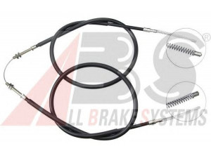 A.B.S. K11575 trosas, stovėjimo stabdys 
 Stabdžių sistema -> Valdymo svirtys/trosai
54400-50A11, 54400-84011, 54400-84012