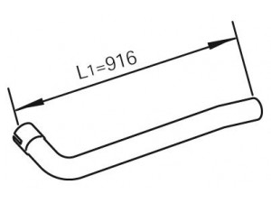 DINEX 21219 išleidimo kolektorius 
 Išmetimo sistema -> Išmetimo vamzdžiai
ACHH361