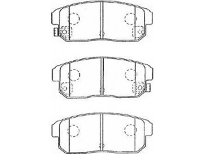 AISIN B2N040 stabdžių trinkelių rinkinys, diskinis stabdys
44060-4U010, 44060-4U092, 44060-6U390