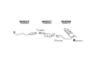 VENEPORTE 500101 išmetimo sistema 
 Išmetimo sistema -> Išmetimo sistema, visa
