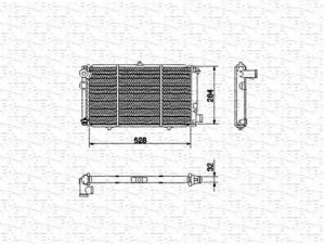 MAGNETI MARELLI 350213448000 radiatorius, variklio aušinimas 
 Aušinimo sistema -> Radiatorius/alyvos aušintuvas -> Radiatorius/dalys
95496528, 95593182