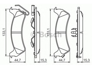 BOSCH 0 986 494 348 stabdžių trinkelių rinkinys, diskinis stabdys 
 Techninės priežiūros dalys -> Papildomas remontas
04796 344, 04883717AA, 4796 344
