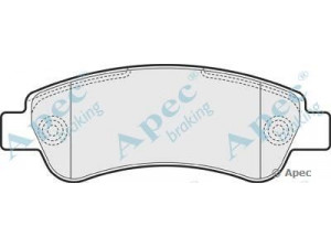 APEC braking PAD1589 stabdžių trinkelių rinkinys, diskinis stabdys 
 Techninės priežiūros dalys -> Papildomas remontas
425360, 425469, 77364016, 425359