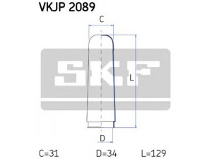SKF VKJP 2089 gofruotoji membrana, vairavimas 
 Vairavimas -> Gofruotoji membrana/sandarinimai
861 419 832, 861 419 287, 861 419 287 A