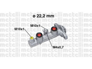 METELLI 05-0765 pagrindinis cilindras, stabdžiai 
 Stabdžių sistema -> Pagrindinis stabdžių cilindras
47201-42020