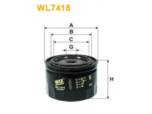 WIX FILTERS WL7415 alyvos filtras 
 Techninės priežiūros dalys -> Techninės priežiūros intervalai
5017809, 650383, VOF97, 93156302