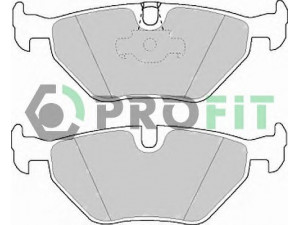 PROFIT 5000-1075 C stabdžių trinkelių rinkinys, diskinis stabdys 
 Techninės priežiūros dalys -> Papildomas remontas
34211163395, 34216761281