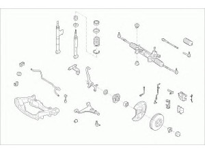 ZF Parts MERCE-E-KLA-FZ005 vairavimo mechanizmas; rato pakaba 
 Ašies montavimas/vairavimo mechanizmas/ratai -> Prekių paieška pagal schemą