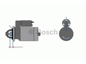 BOSCH 9 000 083 064 starteris 
 Elektros įranga -> Starterio sistema -> Starteris
75207601, 343 151 72 01, A 343 151 72 01