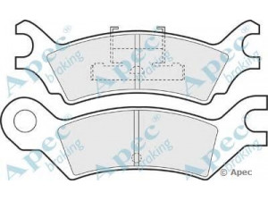 APEC braking PAD569 stabdžių trinkelių rinkinys, diskinis stabdys 
 Techninės priežiūros dalys -> Papildomas remontas
GG1649280, GG1649280A, GG1649280B