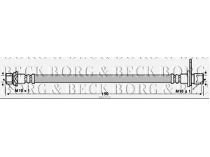 BORG & BECK BBH7723 stabdžių žarnelė 
 Stabdžių sistema -> Stabdžių žarnelės
90947-02F86