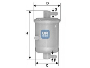 UFI 31.017.01 kuro filtras
1963730088, 1963730096, 3730088