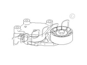 TOPRAN 302 410 diržo įtempiklis, V formos rumbuotas diržas 
 Diržinė pavara -> V formos rumbuotas diržas/komplektas -> Dirželio įtempiklis (įtempimo blokas)
16 114 256 80, 5751 86, 5751 F3