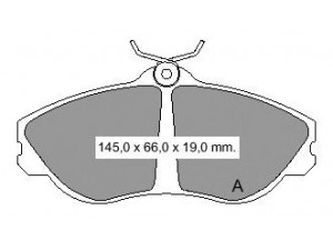 VEMA 833920 stabdžių trinkelių rinkinys, diskinis stabdys
895698151