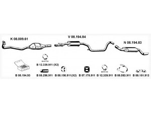 EBERSPÄCHER 082412 išmetimo sistema 
 Išmetimo sistema -> Išmetimo sistema, visa