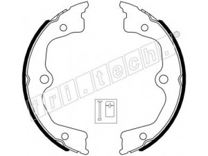 fri.tech. 1044.030 stabdžių trinkelių komplektas, stovėjimo stabdis 
 Stabdžių sistema -> Rankinis stabdys
43053SJAE00, 43053TL0G50