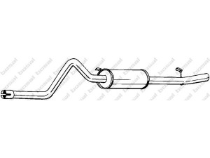 BOSAL 282-601 galinis duslintuvas 
 Išmetimo sistema -> Duslintuvas
GEX-33379, WCG-033379