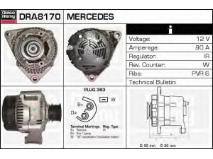 DELCO REMY DRA8170 kintamosios srovės generatorius 
 Elektros įranga -> Kint. sr. generatorius/dalys -> Kintamosios srovės generatorius