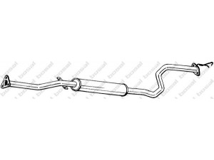 BOSAL 287-127 vidurinis duslintuvas 
 Išmetimo sistema -> Duslintuvas
18220-SR4-307, 18220-SR4-A72, 18220-SR4-A73