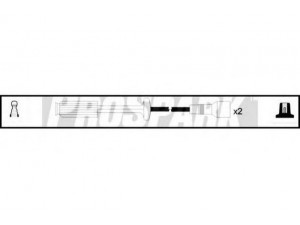 STANDARD OES836 uždegimo laido komplektas 
 Kibirkšties / kaitinamasis uždegimas -> Uždegimo laidai/jungtys
110 159 18 18