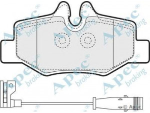 APEC braking PAD1436 stabdžių trinkelių rinkinys, diskinis stabdys 
 Techninės priežiūros dalys -> Papildomas remontas
0004216210, 0014211010, 0034208120