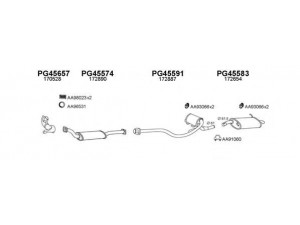 VENEPORTE 450316 išmetimo sistema 
 Išmetimo sistema -> Išmetimo sistema, visa