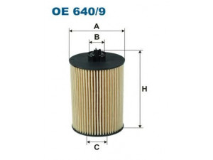 FILTRON OE640/9 alyvos filtras 
 Filtrai -> Alyvos filtras
2661800009, 2661840325