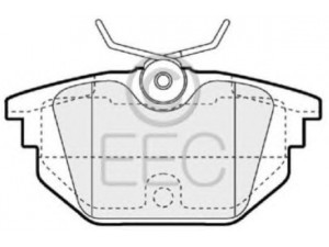 EEC BRP1058 stabdžių trinkelių rinkinys, diskinis stabdys 
 Techninės priežiūros dalys -> Papildomas remontas
9950853, 9950865, 77362087, 77362242