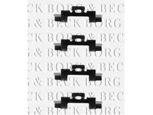 BORG & BECK BBK1103 priedų komplektas, diskinių stabdžių trinkelės 
 Stabdžių sistema -> Diskinis stabdys -> Stabdžių dalys/priedai