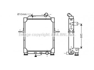 AVA QUALITY COOLING RE2074 radiatorius, variklio aušinimas 
 Aušinimo sistema -> Radiatorius/alyvos aušintuvas -> Radiatorius/dalys
5010619804