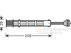 VAN WEZEL 1700D282 džiovintuvas, oro kondicionierius 
 Oro kondicionavimas -> Džiovintuvas
46811665, 60802053, 71740363