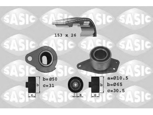 SASIC 1754020 paskirstymo diržo komplektas 
 Techninės priežiūros dalys -> Papildomas remontas
7701474446, 7701477046, 7701477047