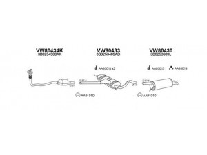 VENEPORTE 800377 išmetimo sistema