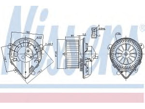 NISSENS 87179 vidaus pūtiklis 
 Šildymas / vėdinimas -> Orpūtė/dalys
6441E2, 9566944380, 6441E2, 9566944380
