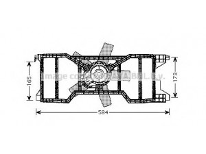 AVA QUALITY COOLING FD7540 ventiliatorius, radiatoriaus 
 Aušinimo sistema -> Oro aušinimas
1141507, 1141508, 1141509, 1145420