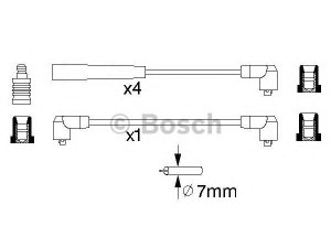 BOSCH 0 986 356 758 uždegimo laido komplektas 
 Kibirkšties / kaitinamasis uždegimas -> Uždegimo laidai/jungtys
8BGM-18-140