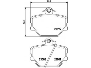 HELLA 8DB 355 008-721 stabdžių trinkelių rinkinys, diskinis stabdys 
 Techninės priežiūros dalys -> Papildomas remontas
4514210010, A4514210010, 0001431V002000000