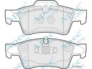 APEC braking PAD1440 stabdžių trinkelių rinkinys, diskinis stabdys 
 Techninės priežiūros dalys -> Papildomas remontas
0044205220, 0054206720, 1644201520