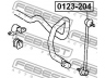 FEBEST 0123-204 šarnyro stabilizatorius 
 Ašies montavimas/vairavimo mechanizmas/ratai -> Stabilizatorius/fiksatoriai -> Savaime išsilyginanti atrama
4779527, EF91-34-150A, 48820-42020