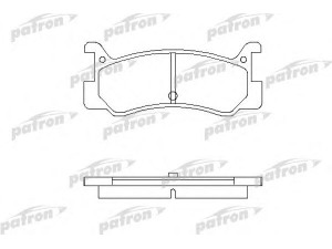 PATRON PBP482 stabdžių trinkelių rinkinys, diskinis stabdys 
 Techninės priežiūros dalys -> Papildomas remontas
04492-87705-000, 04492-87706, 04492-87706-000