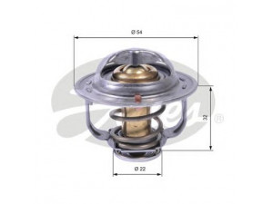 GATES TH42589G1 termostatas, aušinimo skystis 
 Aušinimo sistema -> Termostatas/tarpiklis -> Thermostat
1338276, 97388357, 1338276, 97388357