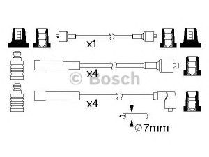 BOSCH 0 986 357 103 uždegimo laido komplektas 
 Kibirkšties / kaitinamasis uždegimas -> Uždegimo laidai/jungtys