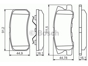 BOSCH 0 986 495 357 stabdžių trinkelių rinkinys, diskinis stabdys 
 Techninės priežiūros dalys -> Papildomas remontas
68020 256AA, 68028 671AA, V2011271AA