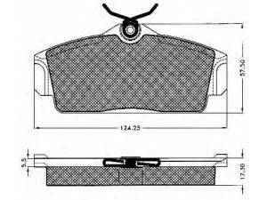 BSF 10559 stabdžių trinkelių rinkinys, diskinis stabdys 
 Techninės priežiūros dalys -> Papildomas remontas
410602F525, 410602F526, 410602F527
