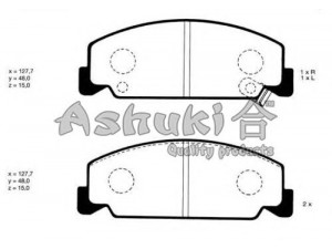 ASHUKI H025-80 stabdžių trinkelių rinkinys, diskinis stabdys 
 Techninės priežiūros dalys -> Papildomas remontas
31046/SPIDAN, 36669/ABS, 45022-SA5-505