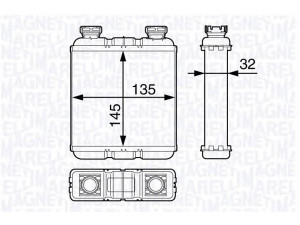 MAGNETI MARELLI 350218350000 šilumokaitis, salono šildymas 
 Šildymas / vėdinimas -> Šilumokaitis
451 835 01 01