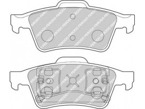 FERODO FDB1540 stabdžių trinkelių rinkinys, diskinis stabdys 
 Techninės priežiūros dalys -> Papildomas remontas
2T142M008AA, 4387371, 93172190