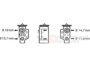 VAN WEZEL 58001243 išsiplėtimo vožtuvas, oro kondicionavimas 
 Oro kondicionavimas -> Vožtuvai
6N0820679, 1K0820679